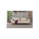 Perla Sofa Madrid Üçlü Yataklı Kanepe Babyface Krem