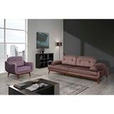 Perla Sofa Nelson Koltuk Takımı Babyface Kahve