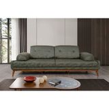 Perla Sofa Nelson Üçlü Koltuk Bora Yeşil - Haki Yeşil