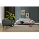 Perla Sofa Nelson Yatakli Koltuk Takimi Keten Krem