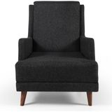 Perla Sofa Nobis Berjer Keten Antrasit