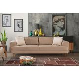 Perla Sofa Nobis Yataklı Kanepe Babyface Sütlü Kahve