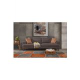 Perla Sofa Nobis Yataklı Kanepe Keten Kahve