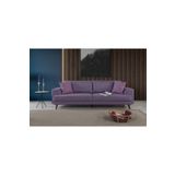 Perla Sofa Nobis Yataklı Kanepe Keten Mor
