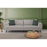 Perla Sofa Nobis Yataklı Koltuk Takımı Keten Krem