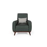 Perla Sofa Seneca Keten Berjer Yeşil