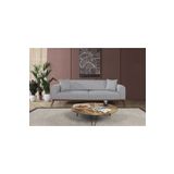 Perla Sofa Seneca Yataklı Kanepe Keten Gri Kazayağı