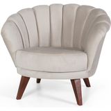 Perla Sofa Velar Berjer Babyface Krem - Bej