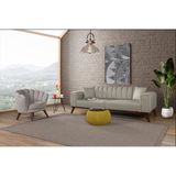 Perla Sofa Velar Koltuk Takimi Keten Acik Yesil Kazayagi