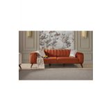 Perla Sofa Velar Yatakli Kanepe Babyface Kiremit