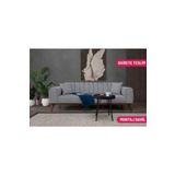 Perla Sofa Velar Yatakli Kanepe Keten Acik Gri