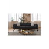 Perla Sofa Velar Yatakli Kanepe Keten Antrasit