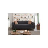Perla Sofa YATAKLI SANDIKLI ÜÇLÜ KANEPE ANTRASİT FERRANTİ