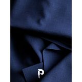 Perle 1/2 Pileli Keten Dokulu Lacivert Modern Fon Perde – Ütü Gerektirmez - 140 x 250 cm