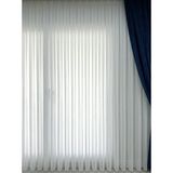 Perle Ağır Gramajlı Bambu Tül Perde 1’e 3 Sık Pile Premium Seri Her Odaya Uygun - Beyaz - 600 x 250 cm