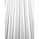 PERLE Çizgili Modern Tül Perde, 250x260 Cm, Kırık Beyaz, 1/3 Sık Pileli, Çizgili Kırık Beyaz, 250G x 260U cm (1 Panel)