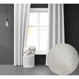 Perle Daily Series Beyaz Rengi 300x270 cm Fon Perde