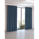 Perle Daily Series Derin Mavi Ada 300x250 cm Fon Perde