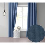 Perle Daily Series Derin Mavi Rengi 150x260 cm Fon Perde