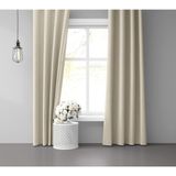 Perle Daily Series Ekru Rengi 100x270 cm Fon Perde