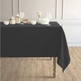 Perle Daily Series Kadife Dokulu Gri Renk Masa Örtüsü - 150 x 260 cm
