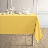 Perle Daily Series Kadife Dokulu Güneş Sarısı Rengi Masa Örtüsü - 150 x 220 cm