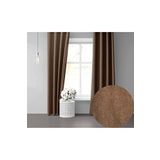 Perle Daily Series Kahve Rengi Ada Kahverengi 250x250 cm Fon Perde