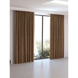 Perle Daily Series Kahverengi 100x270 cm Fon Perde