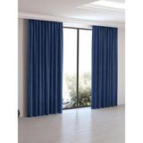 Perle Daily Series Safir Rengi Ada 100x260 cm Fon Perde