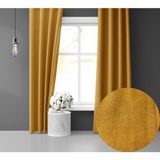 Perle Daily Series Safran Rengi 100x270 cm Fon Perde