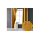 Perle Daily Series Safran Rengi Ada 200x250 cm Fon Perde