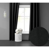 Perle Daily Series Siyah Rengi Ada 100x250 cm Fon Perde
