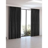 Perle Daily Series Siyah Rengi Ada 300x250 cm Fon Perde
