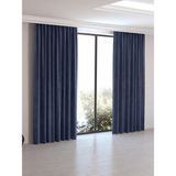 Perle Daily Series Uzay Mavisi Ada 100x260 cm Fon Perde