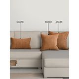 Perle Home Daily Series Antik Renk Kırlent Yastık Kılıfı - 40 x 40 cm
