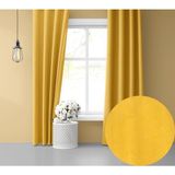 Perle Home Daily Series Güneş Sarısı Rengi Ekstraforlu Fon Perde 150x260 cm Modern Tasarım - 150 x 260 cm