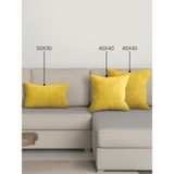 Perle Home Daily Series Güneş Sarısı Rengi Kırlent Yastık Kılıfı - 40 x 40 cm