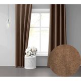 Perle Home Daily Series Kahve Rengi Ada Fon Perde - 150 x 250 cm - Kahverengi