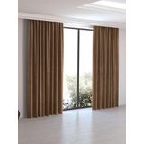 Perle Home Daily Series Kahve Rengi Ada Fon Perde
