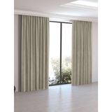 Perle Home Daily Series Keten Rengi Ada Fon Perde, 100x260 Cm, Polyester, 100 x 260