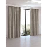 PERLE HOME DAİLY SERİES TAŞ RENGİ ADA FON PERDE - Taş Rengi - 400 x 250 cm