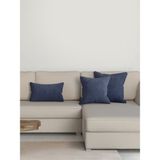 Perle Home Daily Series Uzay Mavisi Rengi Kırlent Yastık Kılıfı50 x 30 cm