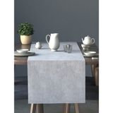Perle Kadife Dokulu Beyaz Renk Daily Series Runner 40 x 140 - 40 x 140 cm