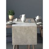 Perle Kadife Dokulu Keten Rengi Daily Series Runner 40 x 140 - 40 x 140 cm - Kahverengi