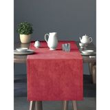 Perle Kadife Dokulu Kırmızı Renk Yıl Başı Temalı Runner Daily Series 40 x 140 - 40 x 140 cm