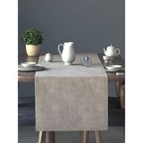 Perle Kadife Dokulu Taş Rengi Daily Series Runner 40 x 140 - 40 x 140 cm