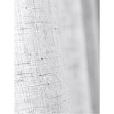 Perle Keten Görünümlü Kırık Beyaz Renk 1x3 Dolgun Pileli Tül Perde - Popüler Pinterest Tülü - 100 x 250 cm