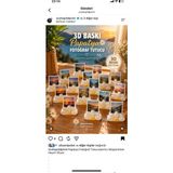 PerloraCo Çiçek Temalı Fotograf Tutucu 4'lü Set Dekoratif Polaroid Stand & Masa Süsü - Beyaz