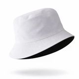 Perlotus Çift Taraflı Bucket Kova Balıkçı Şapka Unisex %100 Pamuklu Siyah İç Astarlı Dörtmevsim Mevsim Kullanım, Geniş Siperli Güneş Koruma