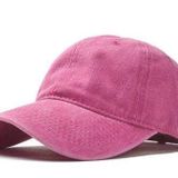 Perlotus Eskitme Düz Kep Pamuklu Pembe Kadın Şapka